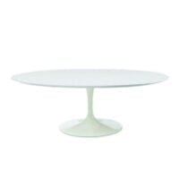 Mesa Tulip Oval Baja Fibra de Vidrio