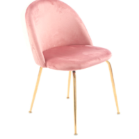 Silla Sybil Pana Base Dorada (Varios Colores)