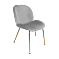 Silla Beetle Pana Base Dorada (Varios Colores)