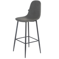 Banqueta Shammy Eco Cuero Base Oscura (Varios Colores)