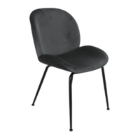 Silla Beetle Pana Base Negra (Varios Colores)